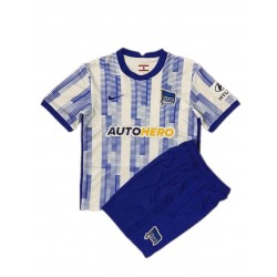 Camisola Hertha BSC Criança Equipamento Primeiro 2021-2022 Manga Curta